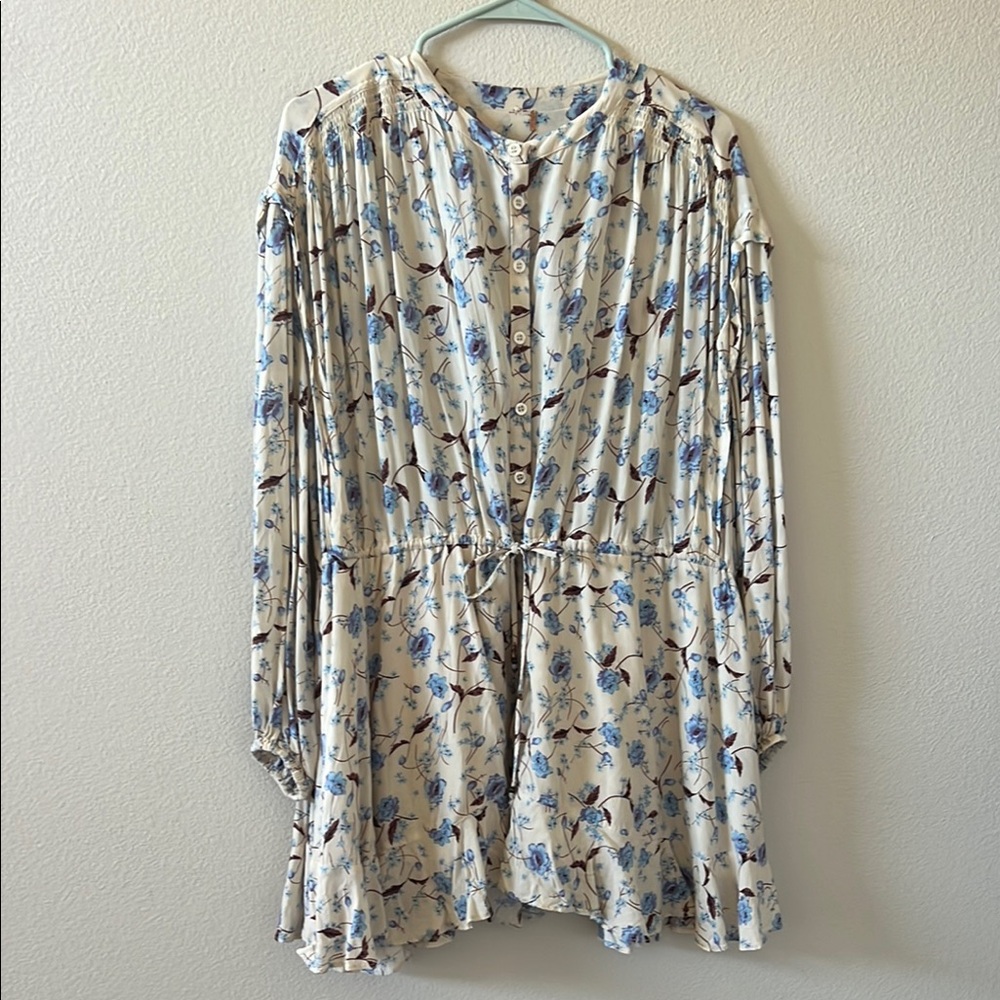 Free People Floral tunic/mini dress
